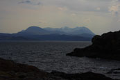 Dusk settling over Gruinard Bay, Wester Ross, Scotland