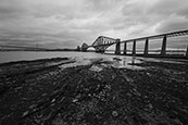 The iconic Railway Bridge over the River Forth at South Queensferry, Lothian, Scotland