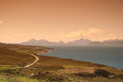 The Inner Sound and the Cullins of Skye taken from the Applecross Peninsula, Wester Ross, Scotland