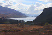 Loch Maree from Tollaidh near to Poolewe in May.  Wester Ross, Scotland