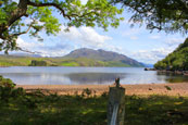 Tollaidh Bay on Loch Maree near to Poolewe, Wester Ross, Scotland