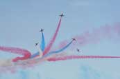 The Red Arrows, RAF Aerobatic Display team in action