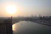 Late afternoon sunset in Bahrain