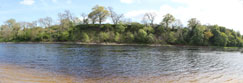 The River Tay at Stanley Beach near Stanley, Perthshire, Scotland