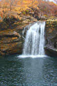Falls of Falloch, on the River Falloch, Glen Falloch, Argyll, Scotland