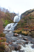 Flowerdale Falls at the head of Flowerdale Glen, Gairloch, Wester Ross