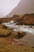 The River Coe in Glencoe, (Near to the scene of the infamous massacre of Clan MacDonald), Argyll, Scotland