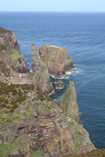 Cliffs near to Rua Reidh Lighthouse near Melvaig, Wester Ross, Scotland